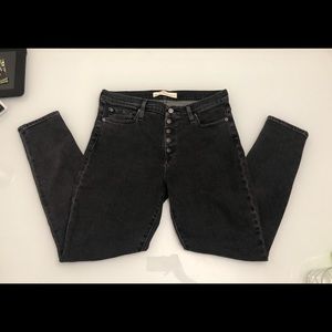GAP black faded jeans - size 31R